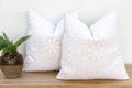 Mandala, Pair of Appliqué  Pillow Covers