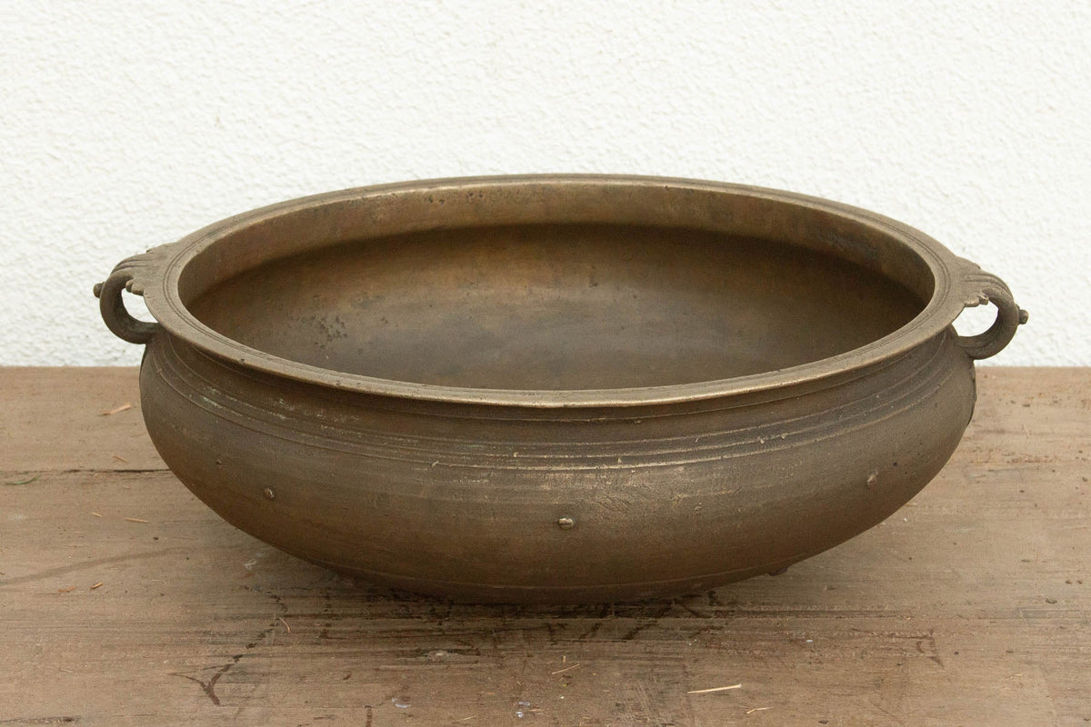 Antique Traditional Kerala Handled Urli Vessel