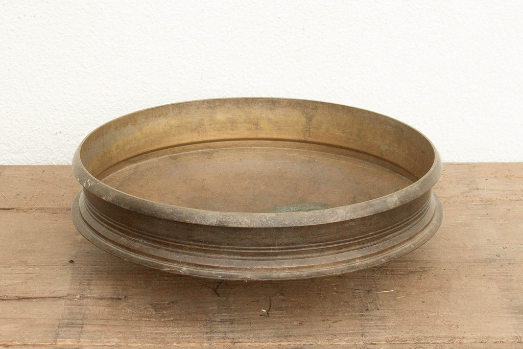 19th Century Golden Bronze Indian Bowl
