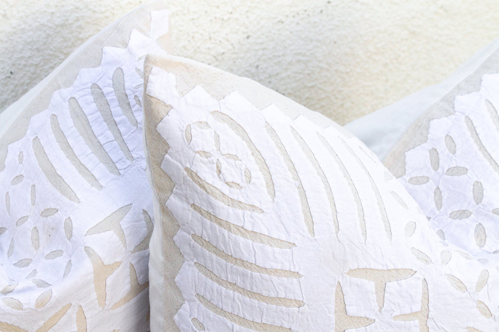 Heritage, Pair of Appliqué Pillow Covers