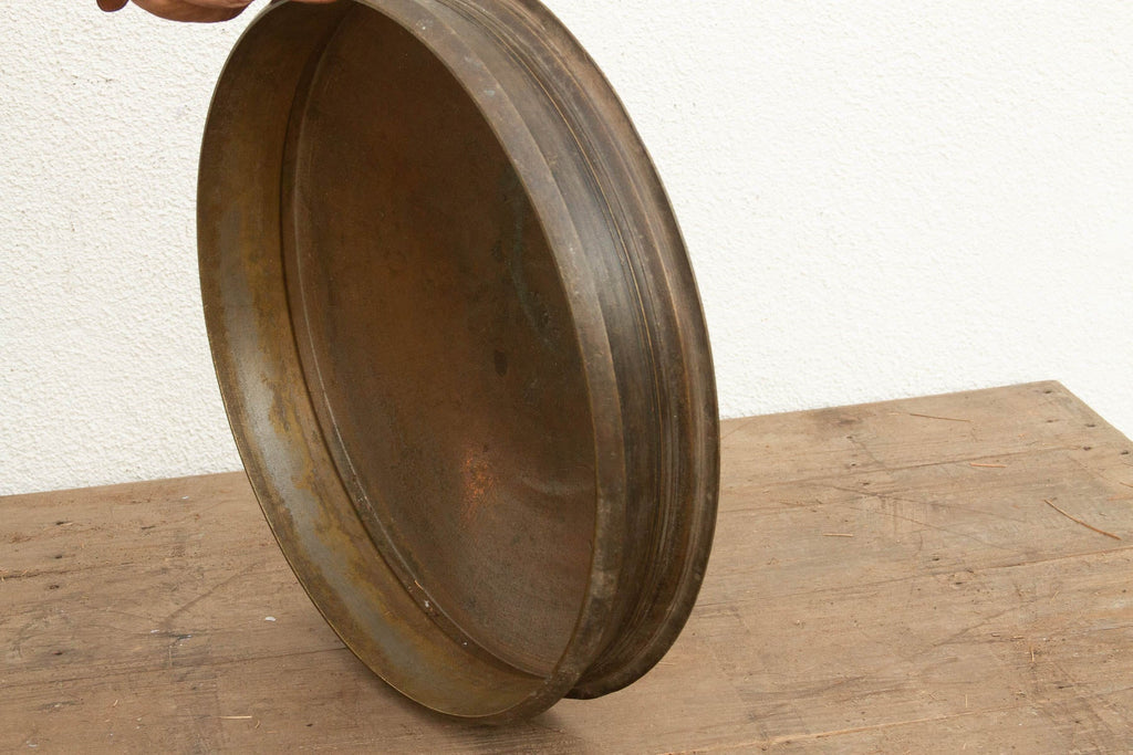 19th Century Golden Bronze Indian Bowl