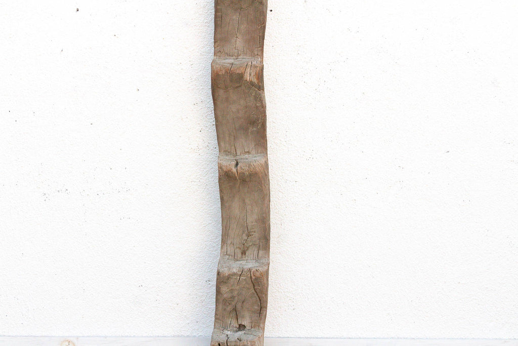 Antique Sculptural Dogan Ladder Post