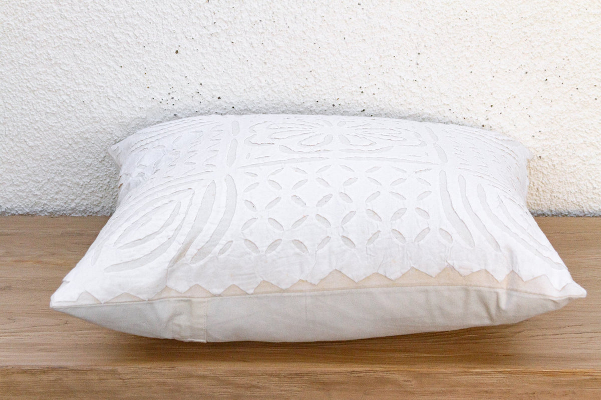 Lily Breeze Applique Pillow Cover