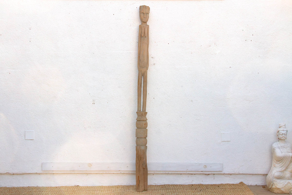 Antique Sun-Bleached Tribal Wurkun Slender Figure