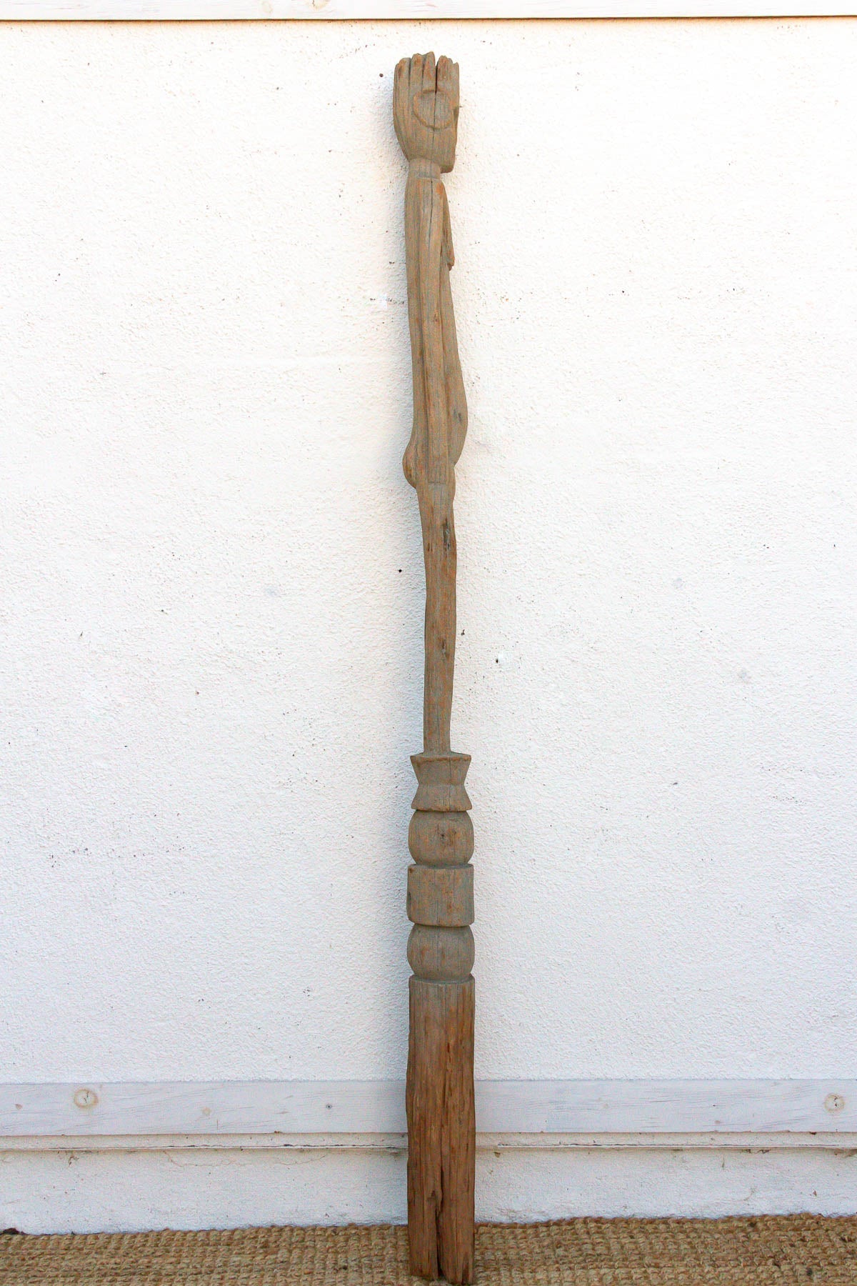 Antique Sun-Bleached Tribal Wurkun Slender Figure