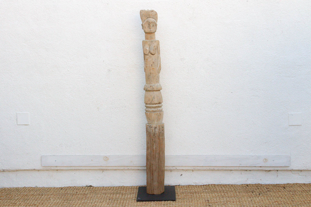 Early 20th Century African Wurkun Figure on Custom Stand