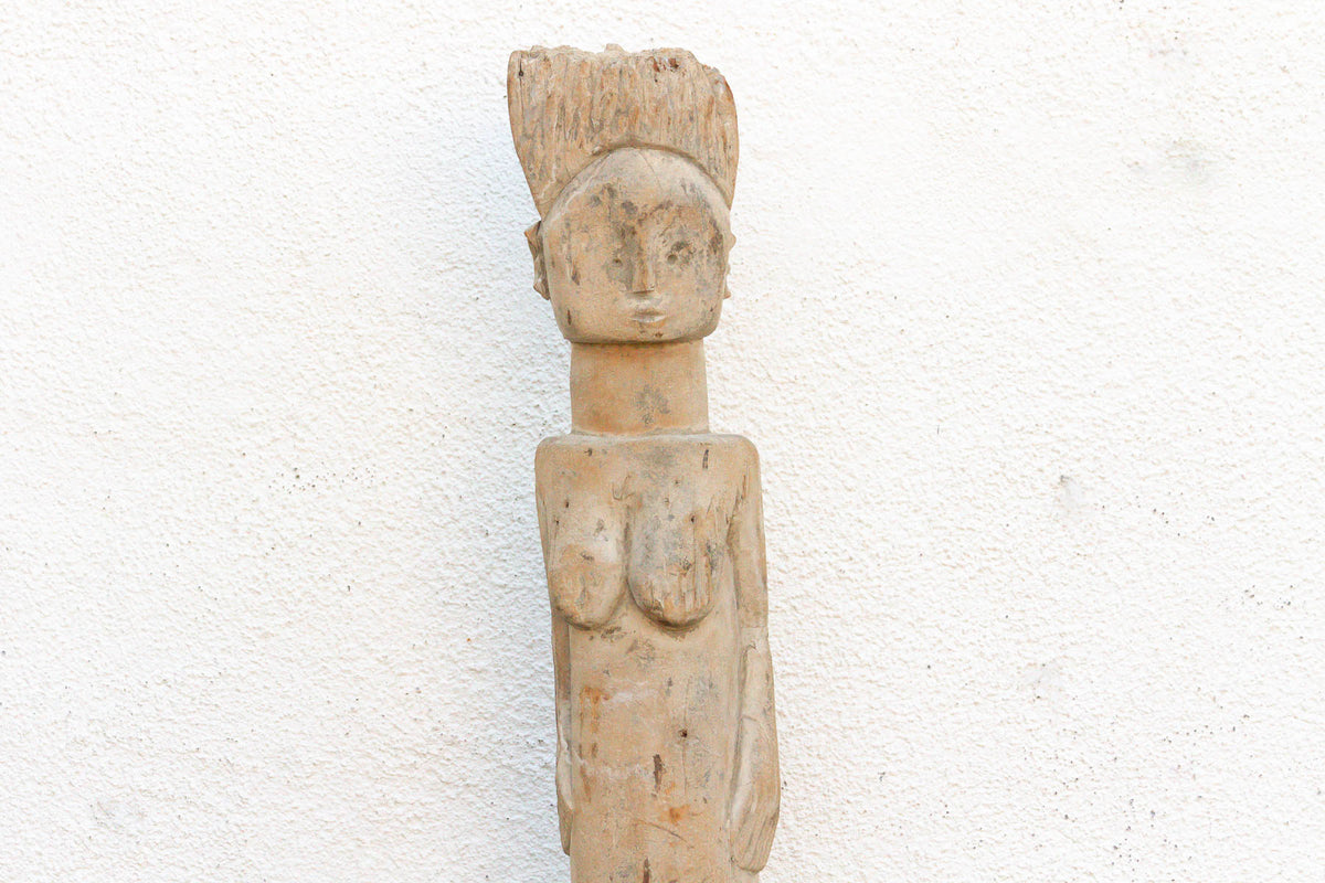 Early 20th Century African Wurkun Figure on Custom Stand