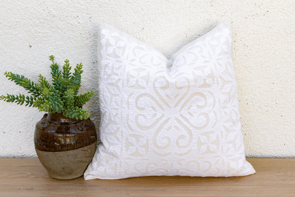 Sunflower Applique Pillow Cover