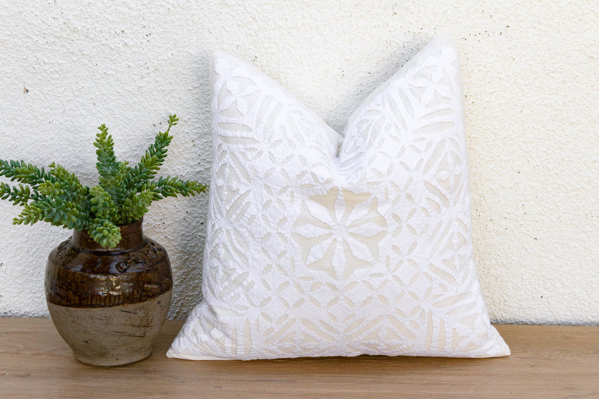 Gulzar Applique Pillow Cover