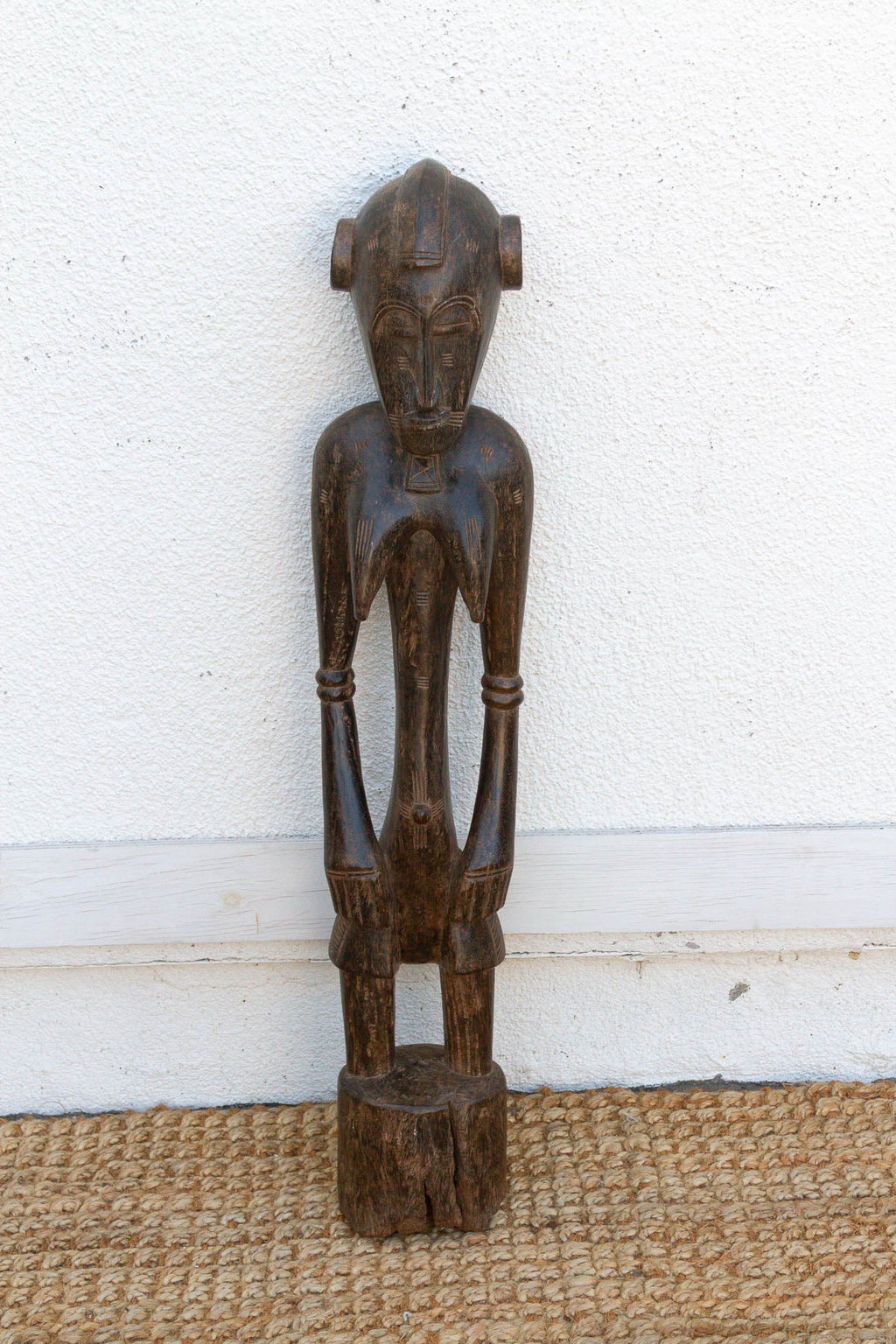Antique Semi-Abstract Mumuye Guardian Figure