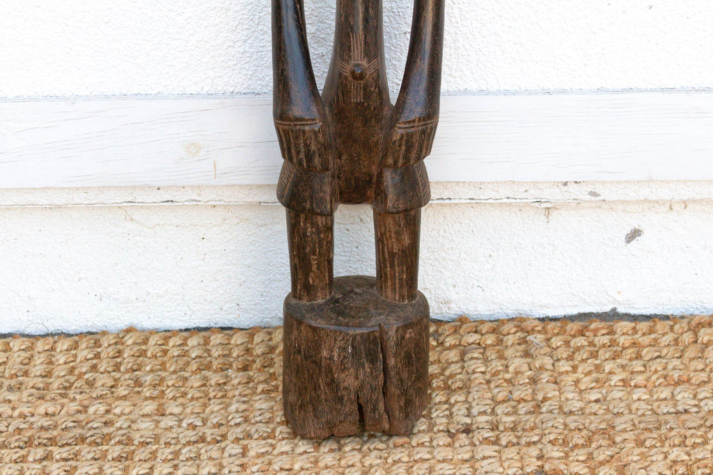 Antique Semi-Abstract Mumuye Guardian Figure