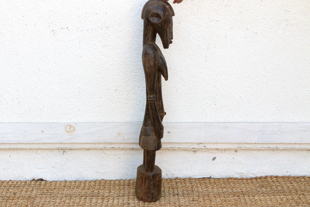 Antique Semi-Abstract Mumuye Guardian Figure