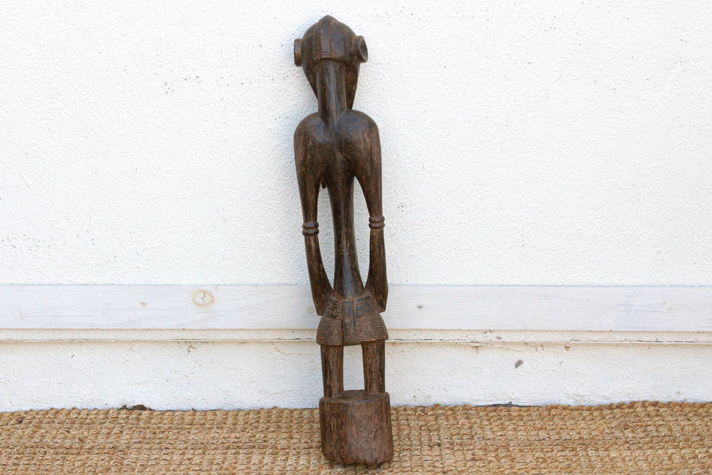 Antique Semi-Abstract Mumuye Guardian Figure