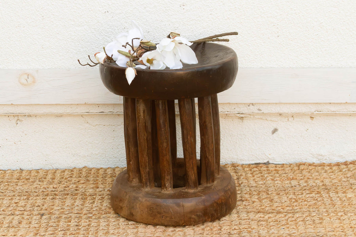 Antique Ethiopian Harari Round Stool