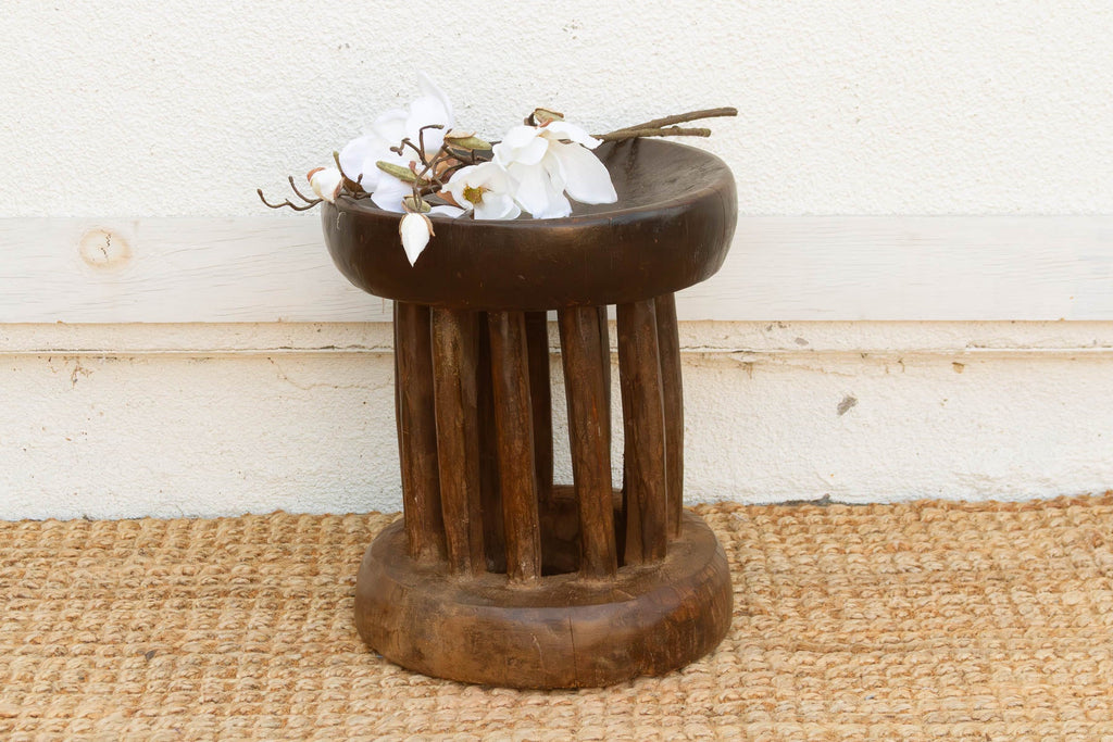 Antique Ethiopian Harari Round Stool