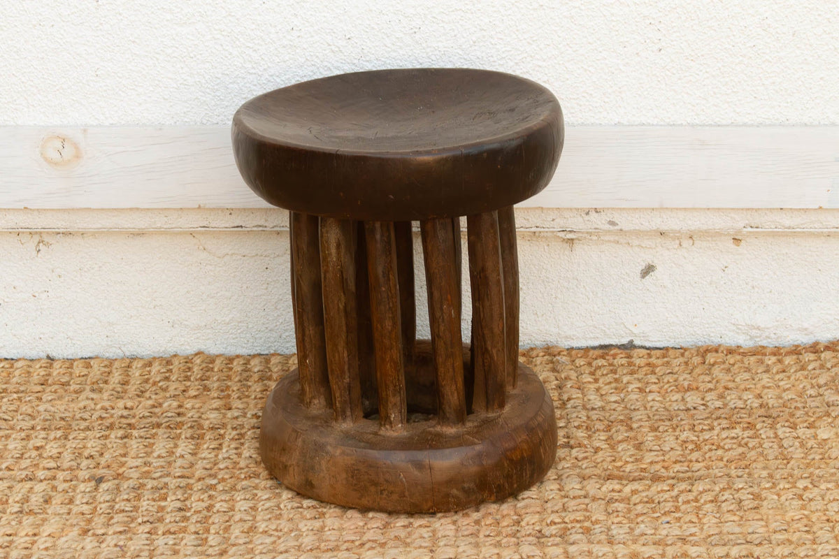 Antique Ethiopian Harari Round Stool