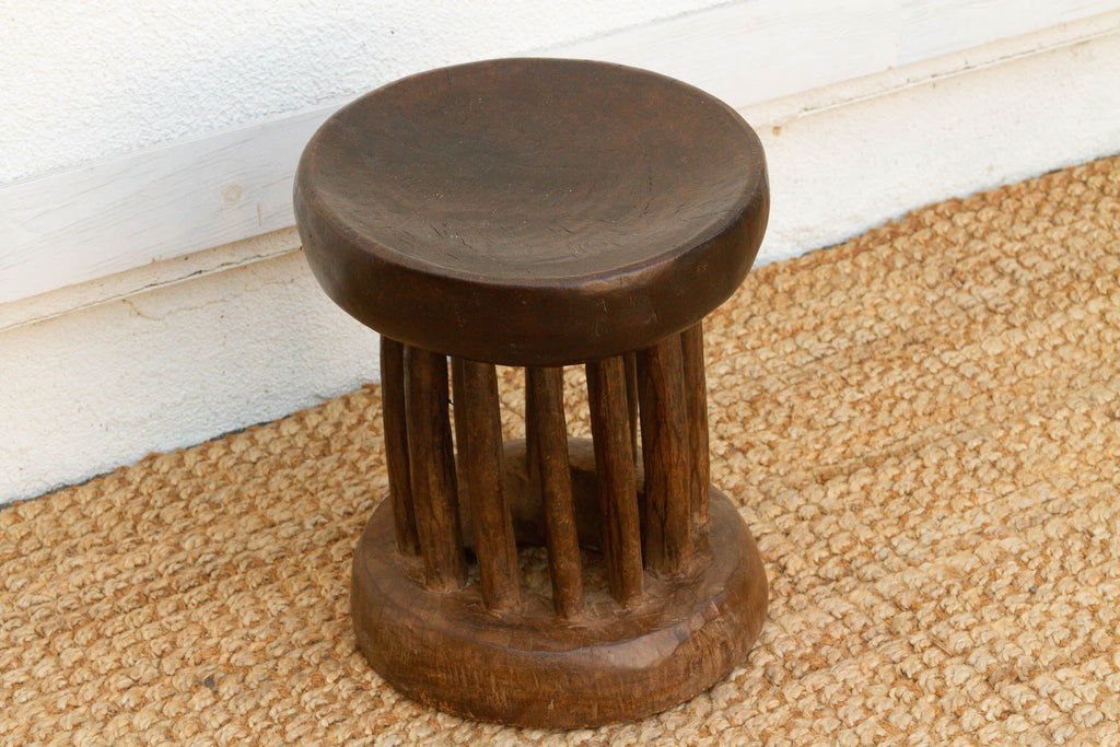 Antique Ethiopian Harari Round Stool