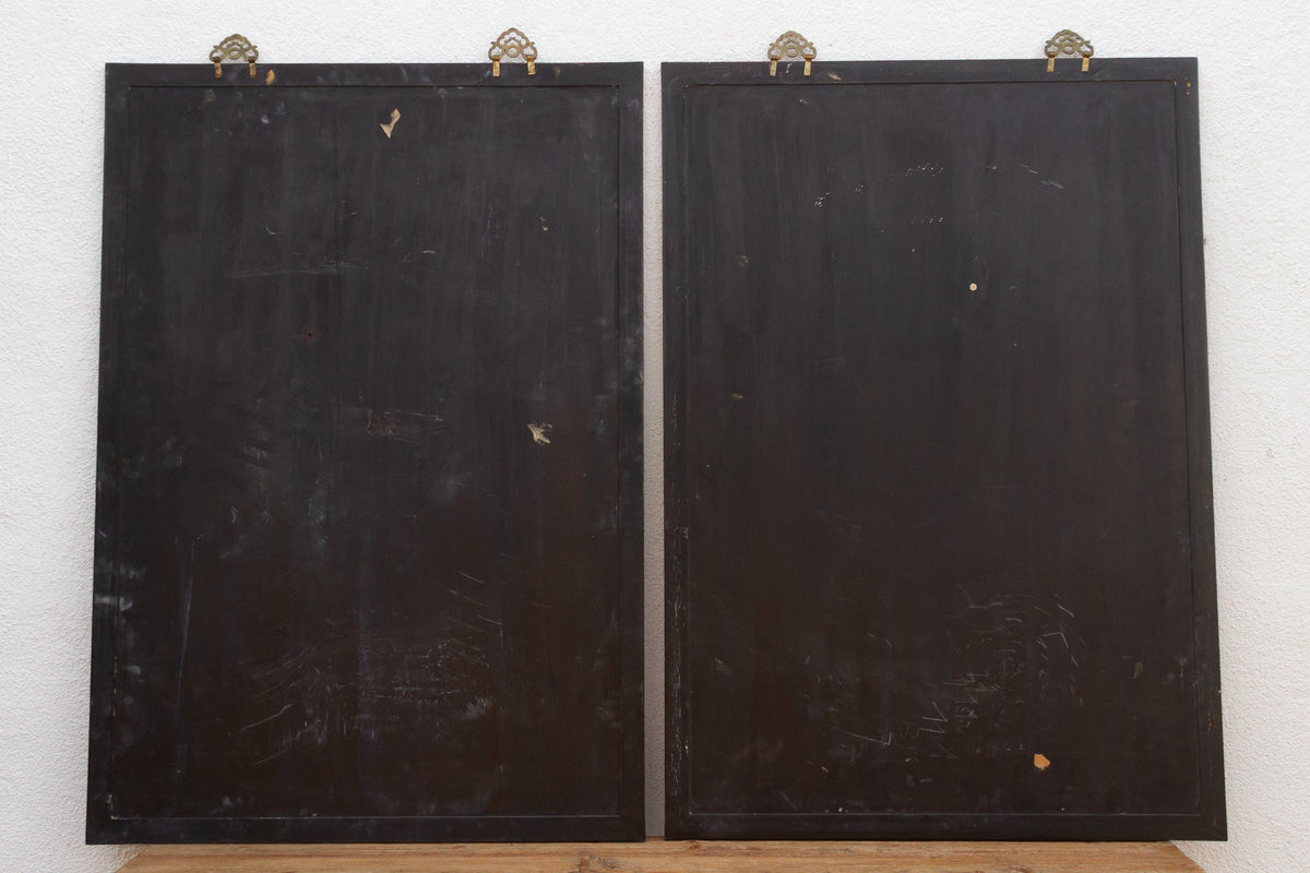 Set of Large Chinese Stone Ancestor Portraits