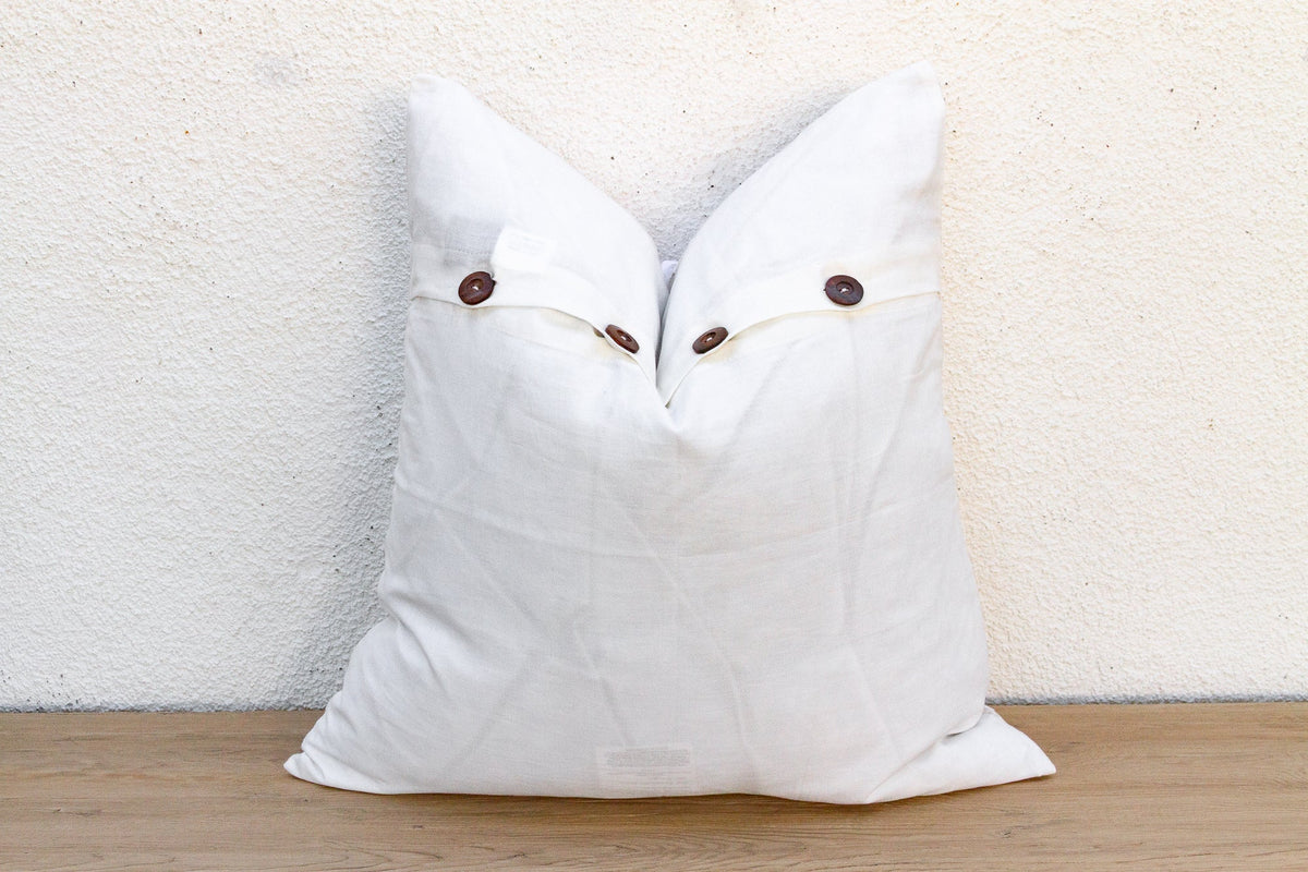 Desert Geometry Appliqué Pillow Cover