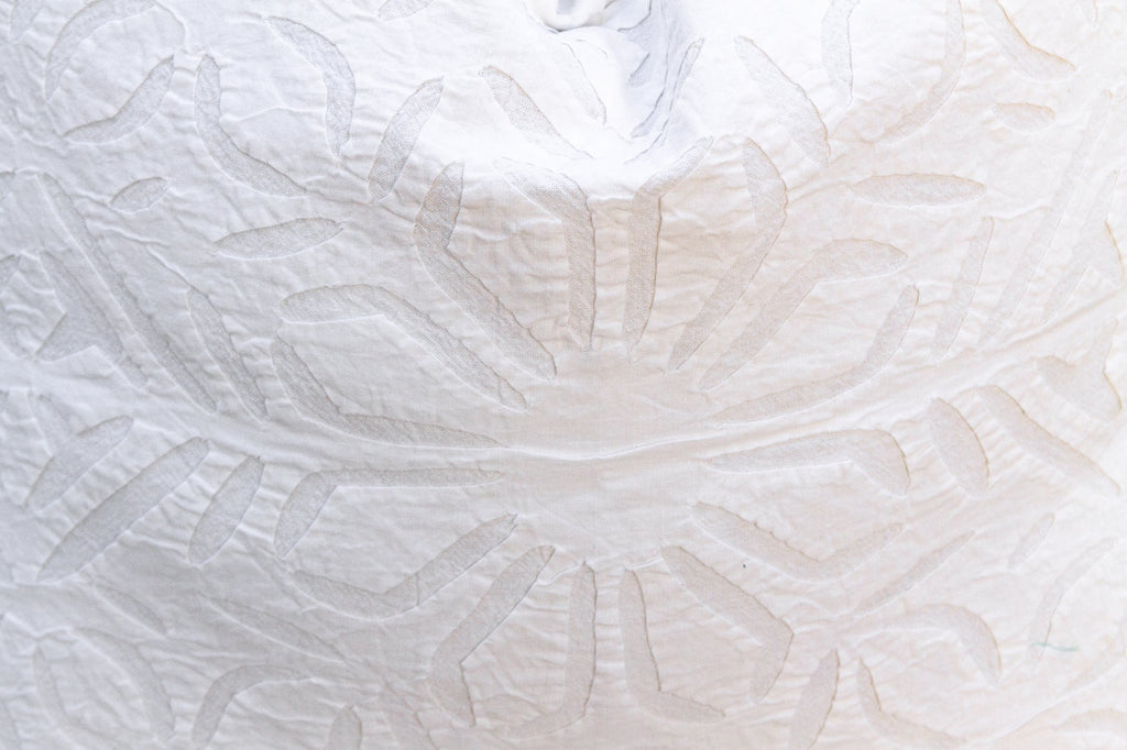 Meadow Bloom Appliqué Pillow Cover