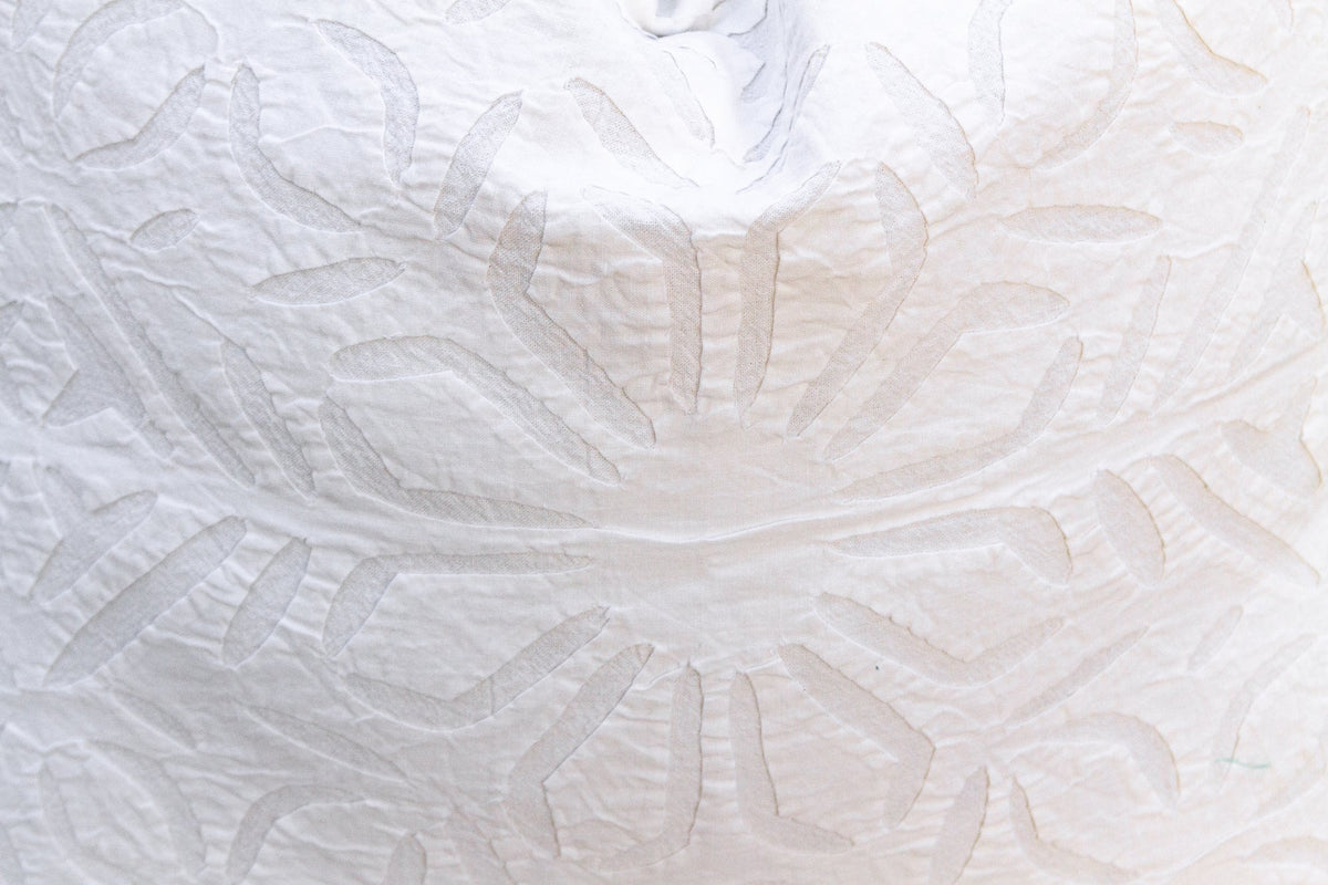 Meadow Bloom Appliqué Pillow Cover