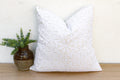 Starry Blossom Appliqué Pillow Cover