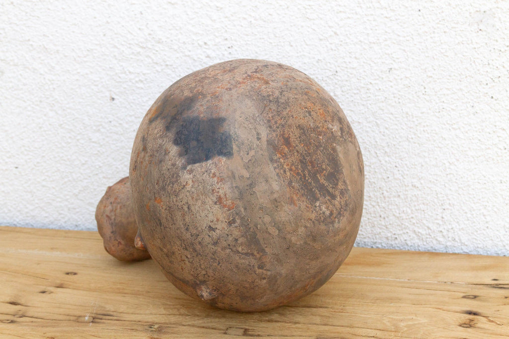 Antique Mangbetu Anthropomorphic Terracotta Vessel