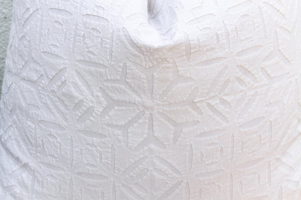 Bloom Mosaic Appliqué Pillow Cover