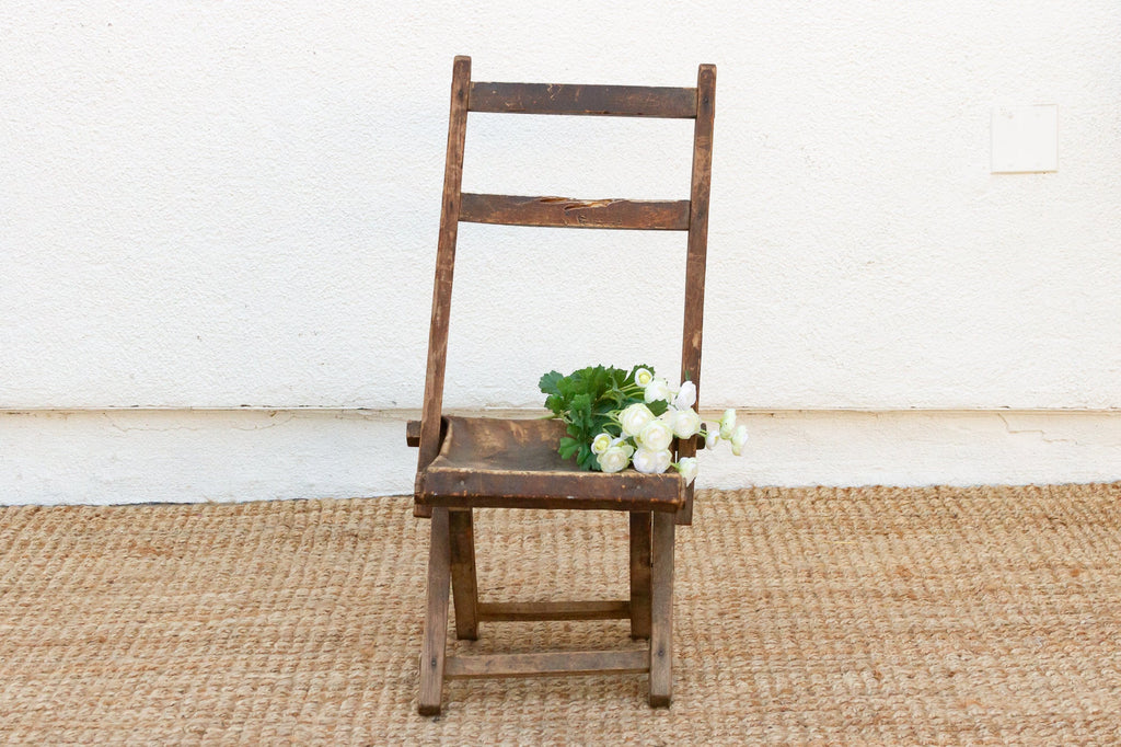 Antique Folding Travelers' Chair