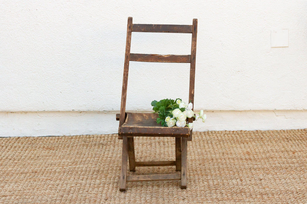 Antique Folding Travelers' Chair