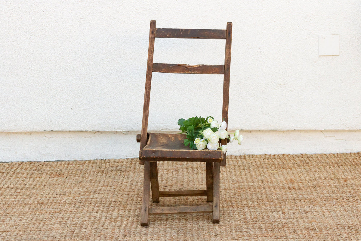 Antique Folding Travelers' Chair