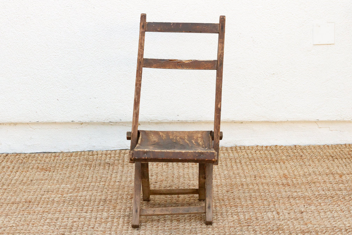 Antique Folding Travelers' Chair