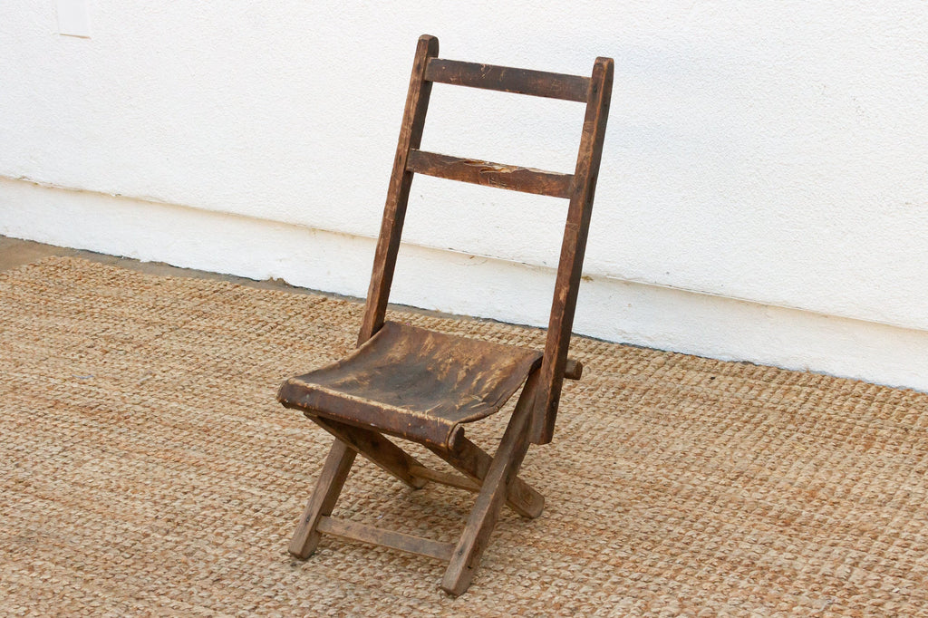 Antique Folding Travelers' Chair