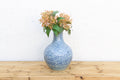 Blue & White Qinghua Floral Vase