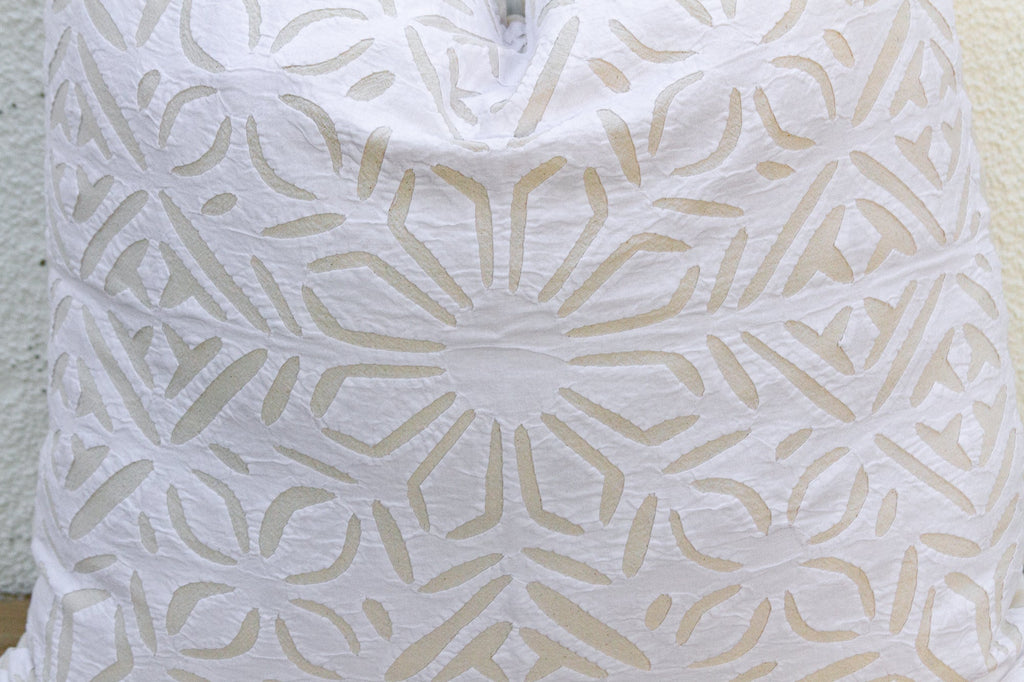 Eternal Bloom Appliqué Pillow Cover