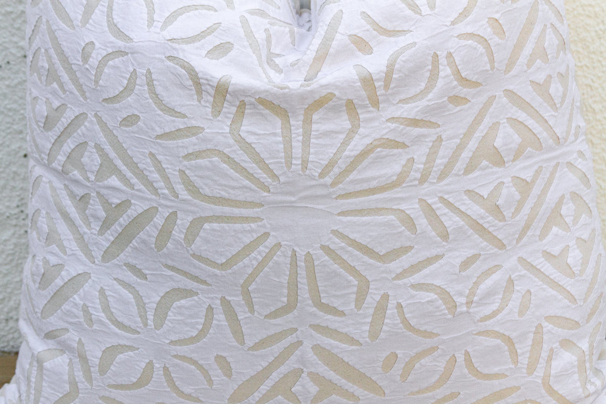 Eternal Bloom Appliqué Pillow Cover