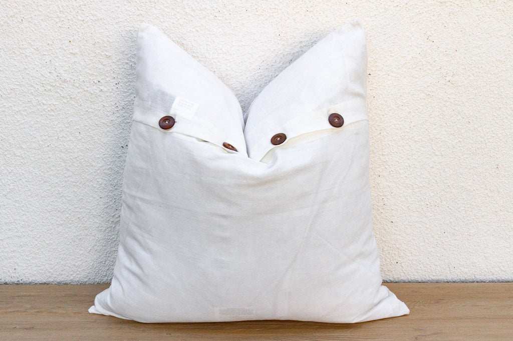 Eternal Bloom Appliqué Pillow Cover