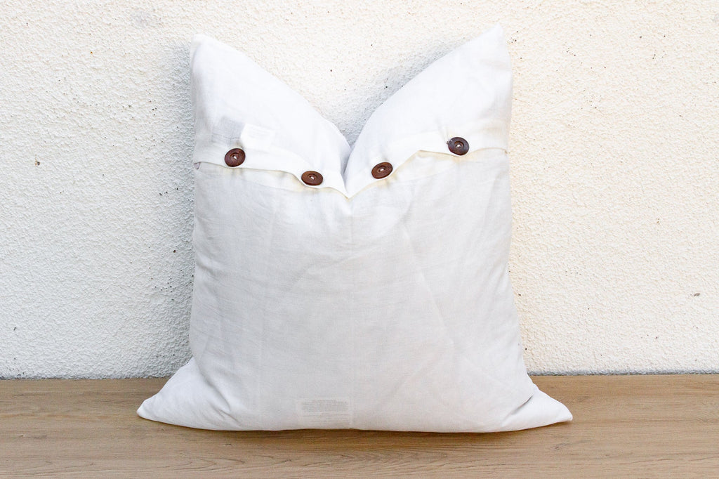 Lily Blossom Appliqué Pillow Cover