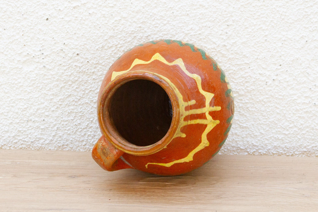 Vintage Hungarian Folk Art Pottery