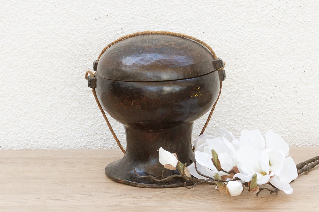 Antique Wooden Ceremonial Philippine Pot