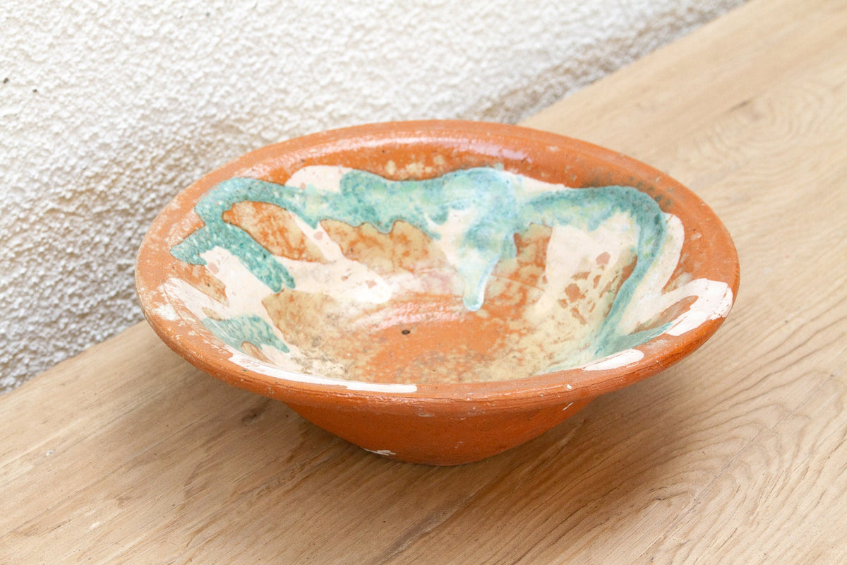 Vintage Hungarian Folk Art Bowl