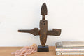 Dark Brown African Carved Handle