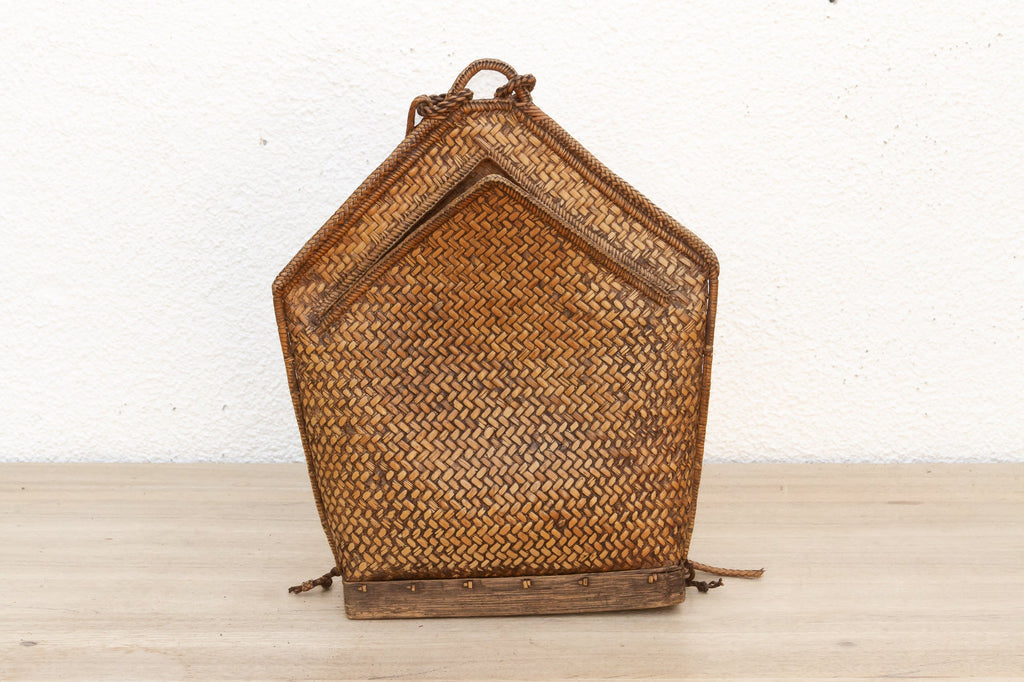 Finely Woven Antique Carrying Backpack