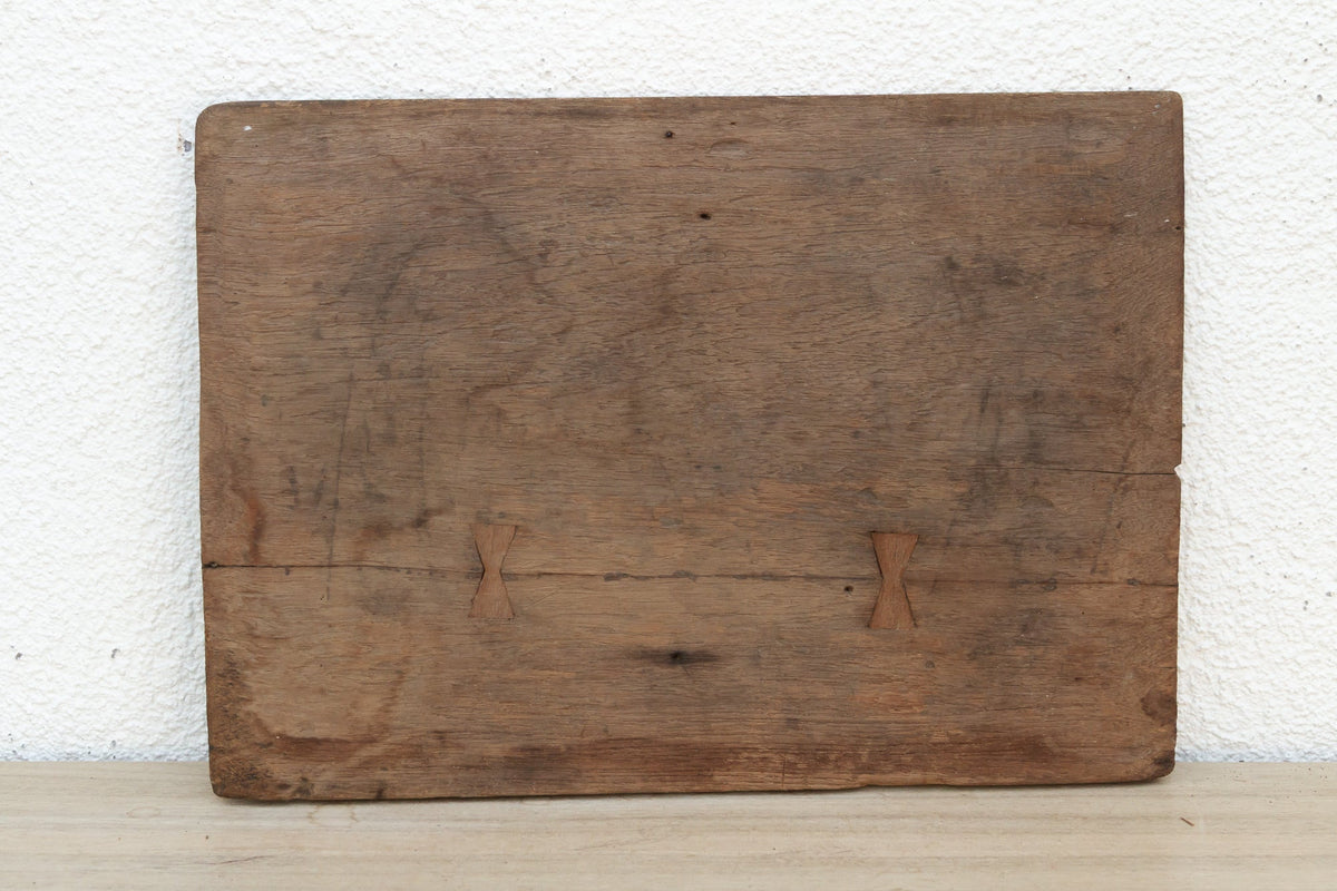 Antique Thai Elephant Carved Panel