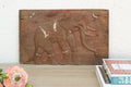 Rustic Thai Elephant Carved Panel