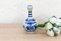 Elegant Antique Blue & White Porcelain Vase