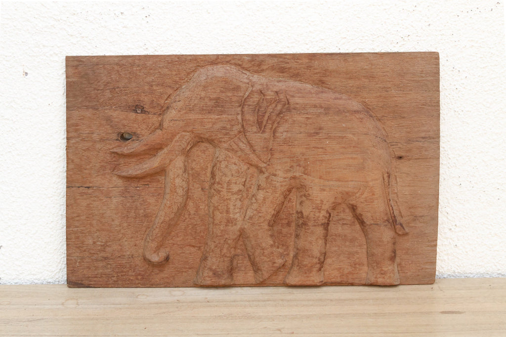 Thai Temple Elephant Carving