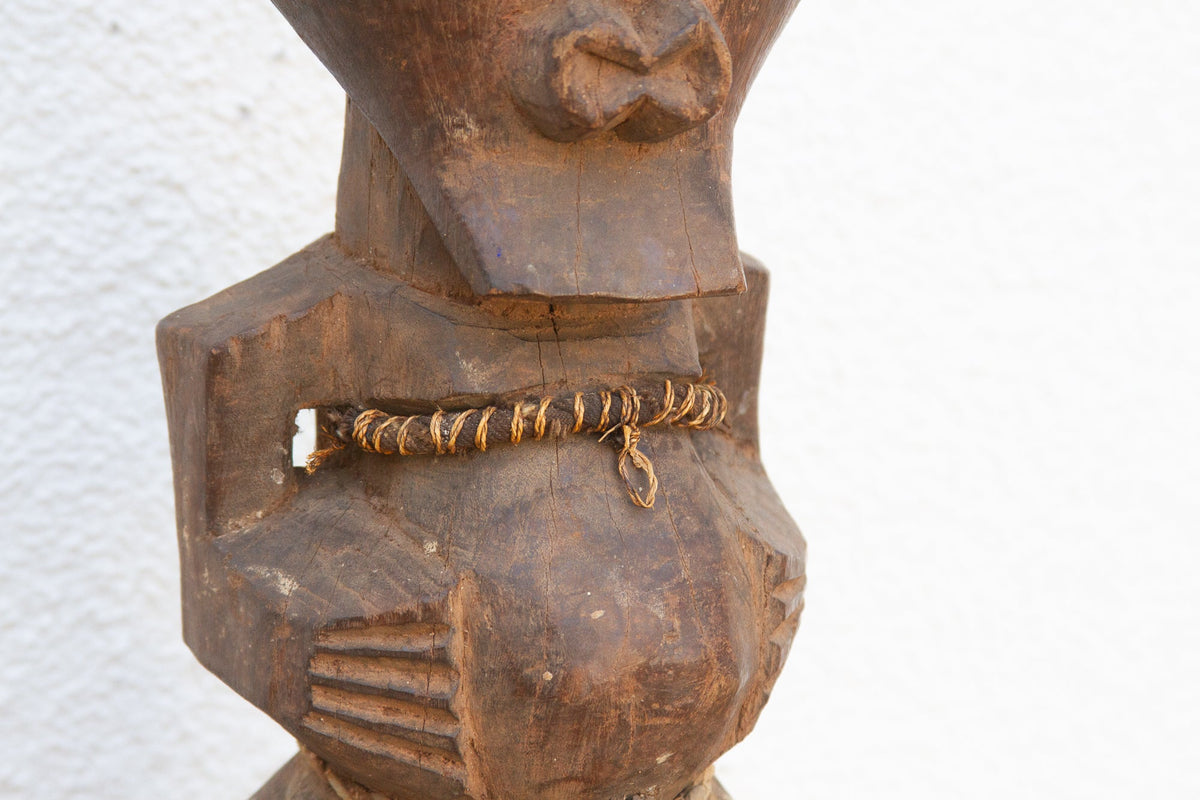 Antique Songye Carved Guardian Figure