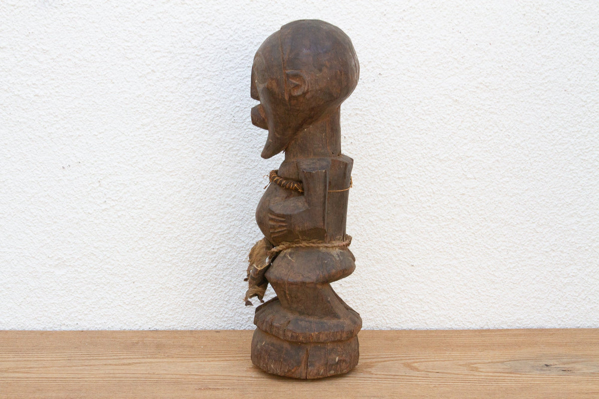 Antique Songye Carved Guardian Figure