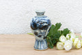 Rich Cobalt Blue & White Porcelain Vase